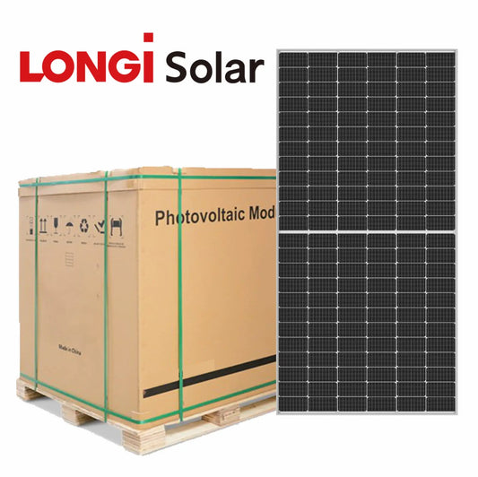 FULL PALLET (31 Pieces) – LONGi LR5-72HPH, 550W, Silver Frame, 144/Cell, Mono Solar Panel