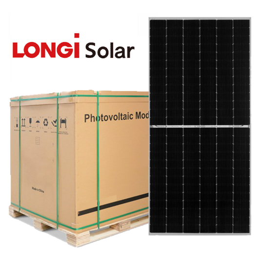 FULL PALLET (36 Pieces) Longi – LR7-72HGD-610M, 610W Bifacial, 1400mm cables